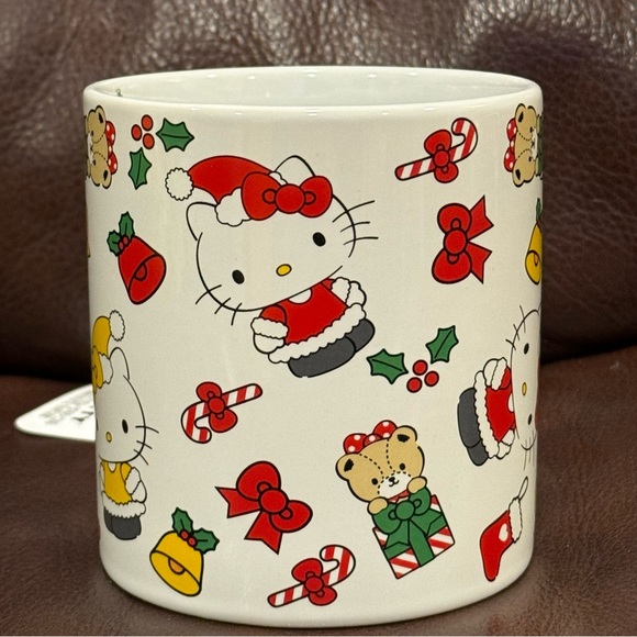 Happy Holidays Hello Kitty 16oz White Christmas Mug - Picture 7 of 9